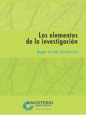 cover image of Los elementos de investigación